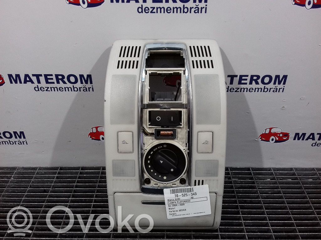 Audi A6 S6 C6 4F Ramă consolă lumini plafon 
