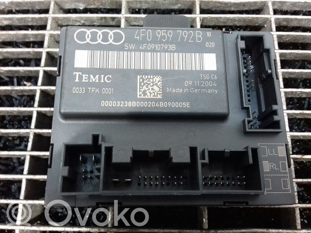 Unitate/modul comandă uși   4F0959792B