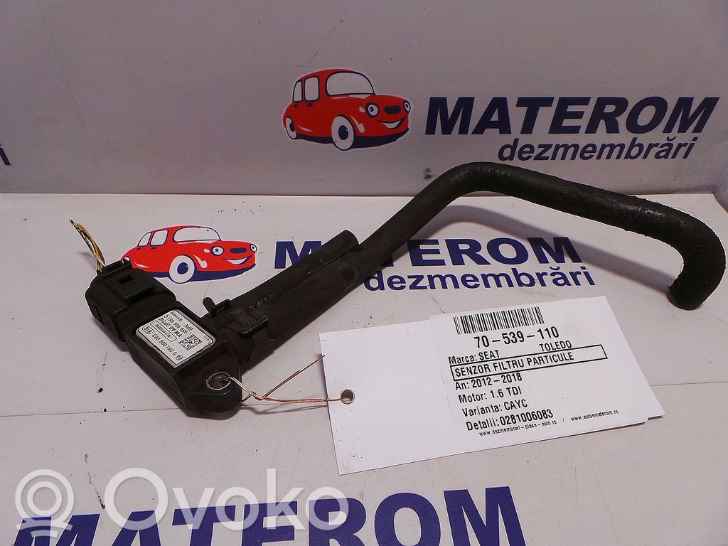Seat Toledo IV (NH) Abgasdrucksensor Differenzdrucksensor 