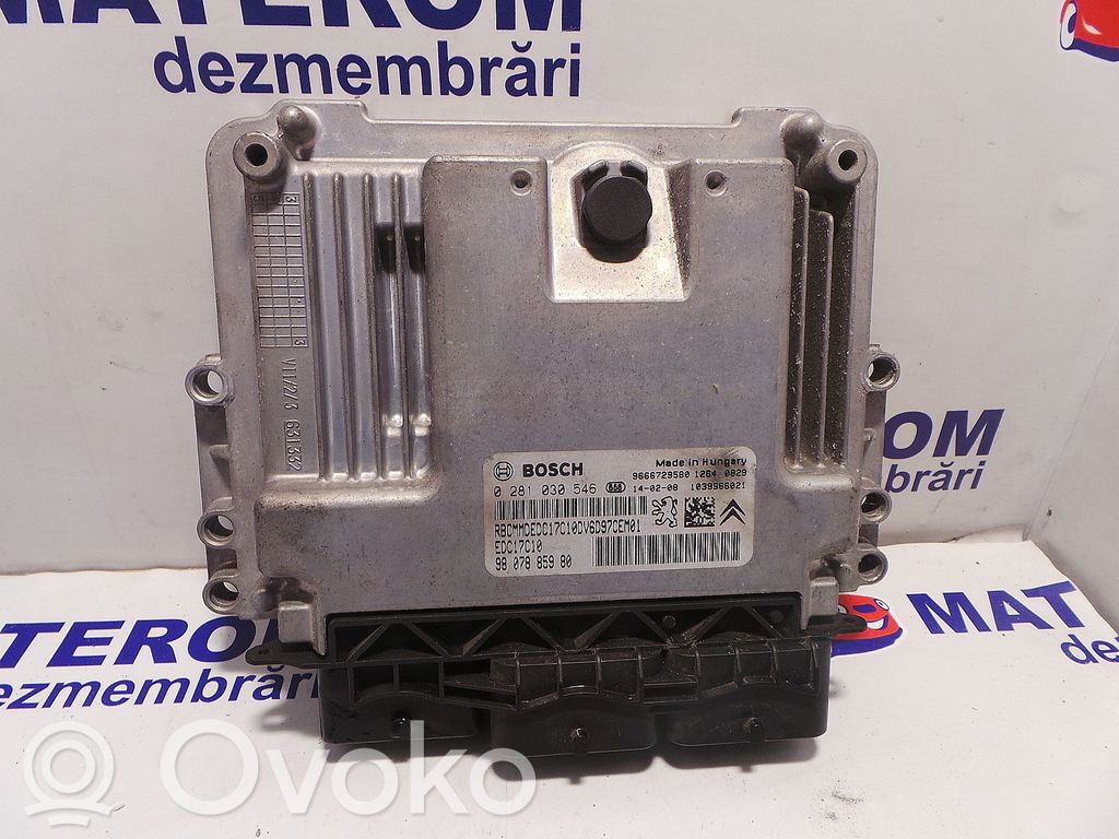 Peugeot 208 I Engine control unit/module 