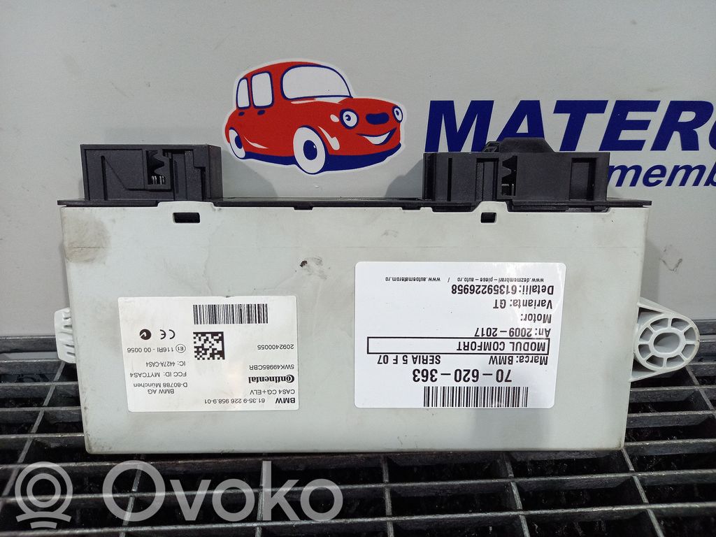 BMW 5 GT F07 Comfort/convenience module 