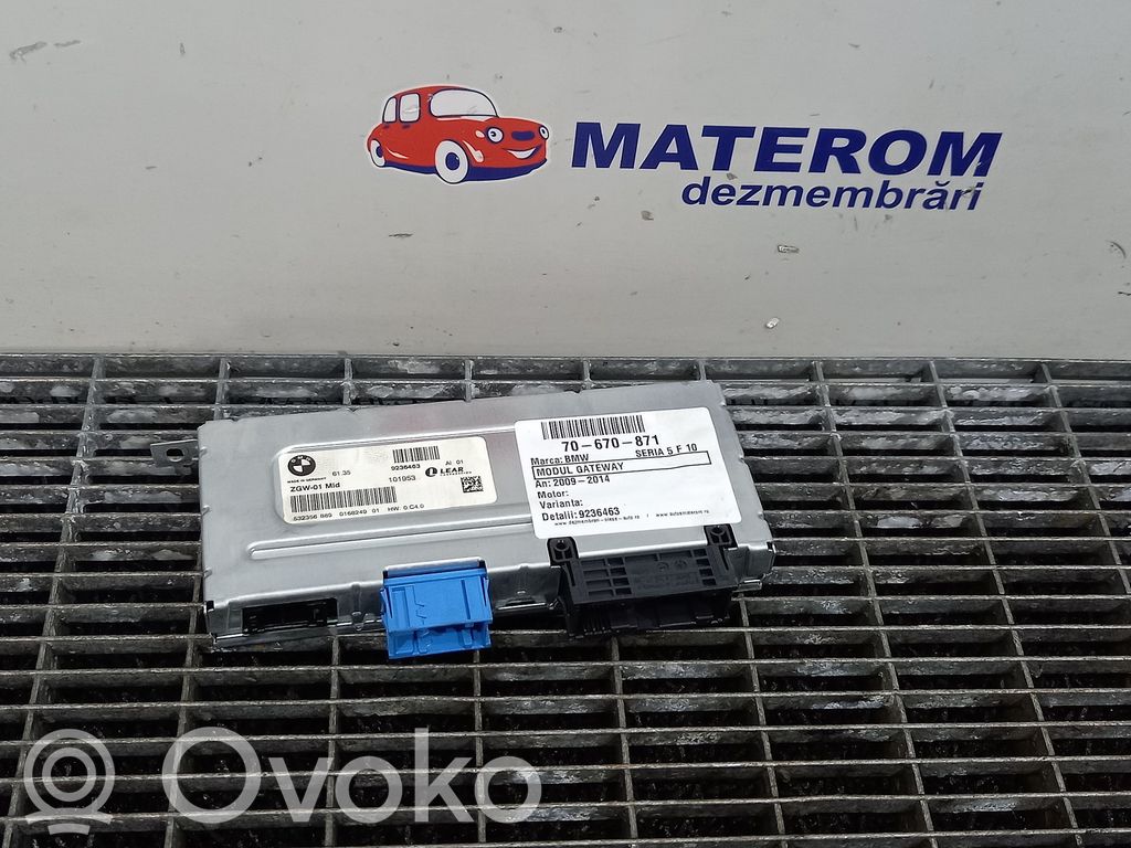 BMW 5 F10 F11 Módulo de control Gateway 