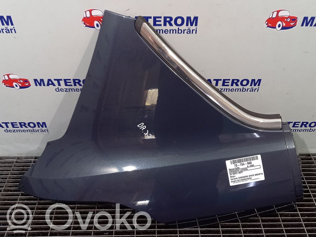 Ford B-MAX Takalokasuojan koristelista 
