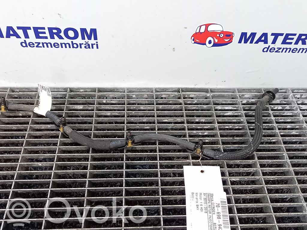 Citroen Berlingo Przewód / Wąż przelewowy paliwa 