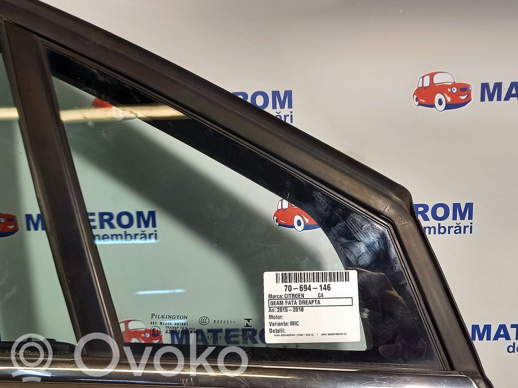 Citroen C4 Grand Picasso Luna de la puerta delantera cuatro puertas 