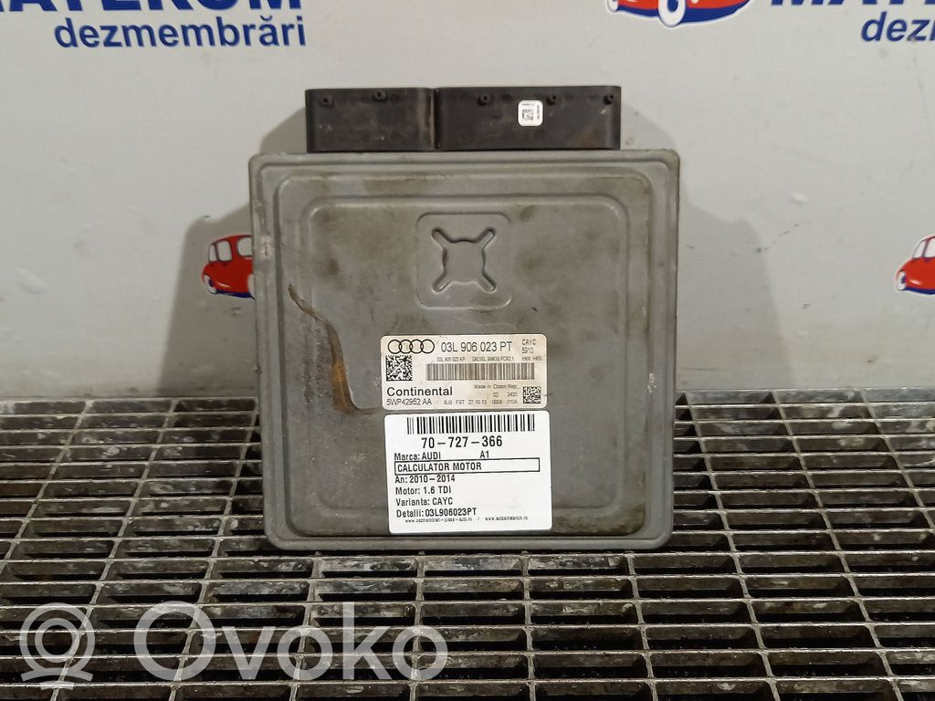 Unidad de control/módulo del motor   03L906023PT