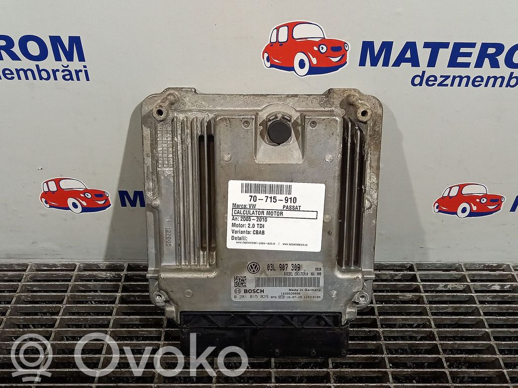 Volkswagen PASSAT B6 Engine control unit/module 