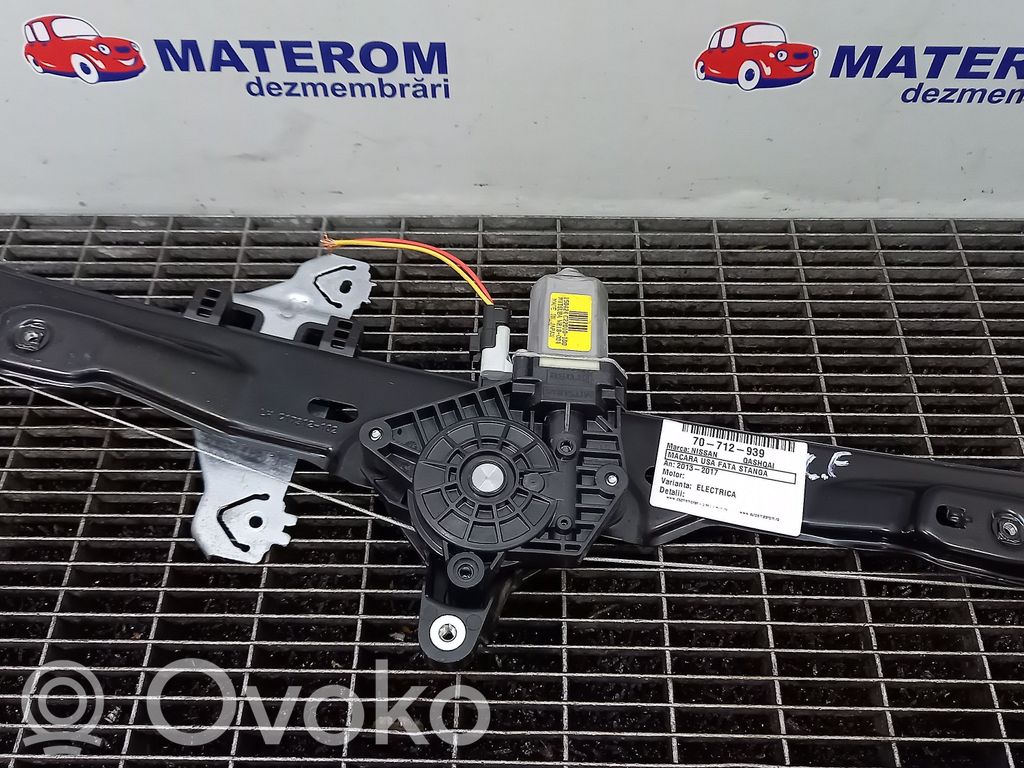 Nissan Qashqai Alzacristalli della portiera anteriore con motorino