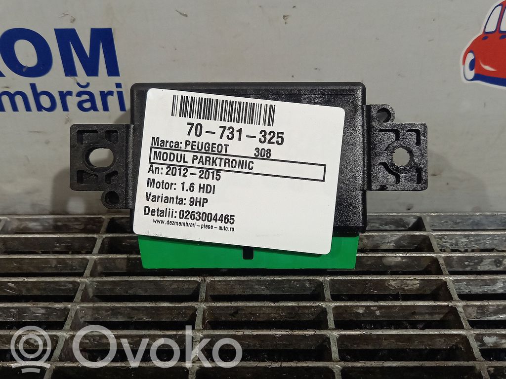 Peugeot 308 Parking PDC control unit/module 