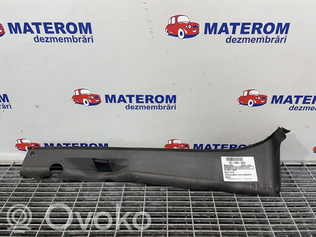 BMW 1 F20 F21 Isolation acoustique de pare-feu 