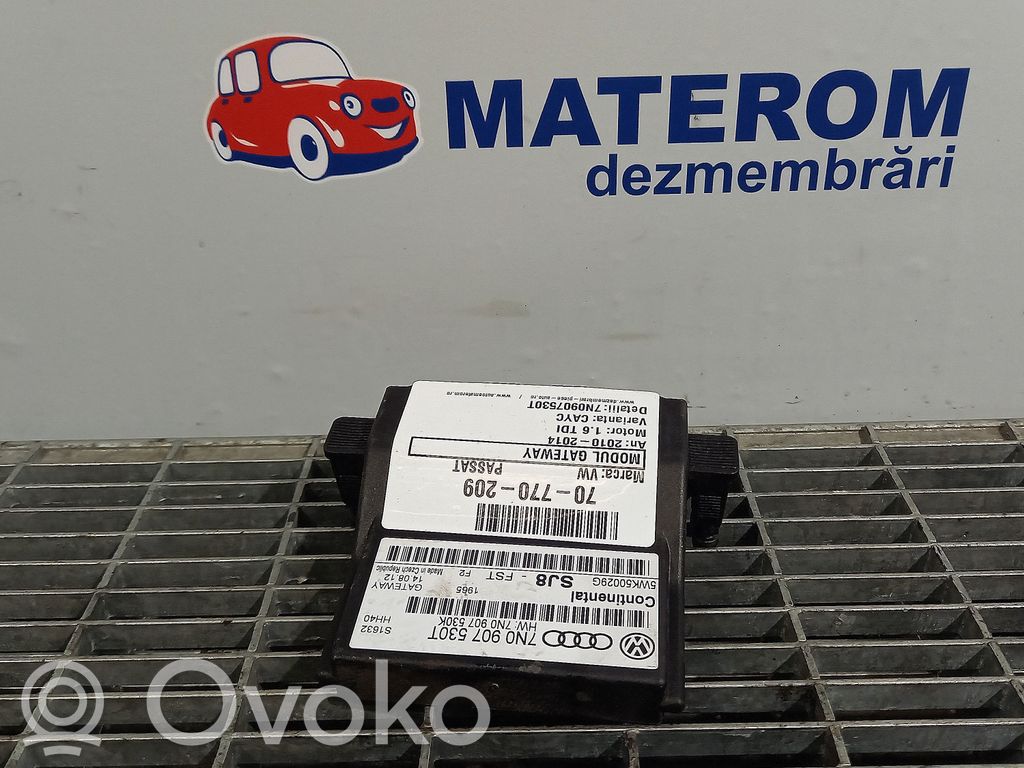 Volkswagen PASSAT B7 Módulo de control Gateway 