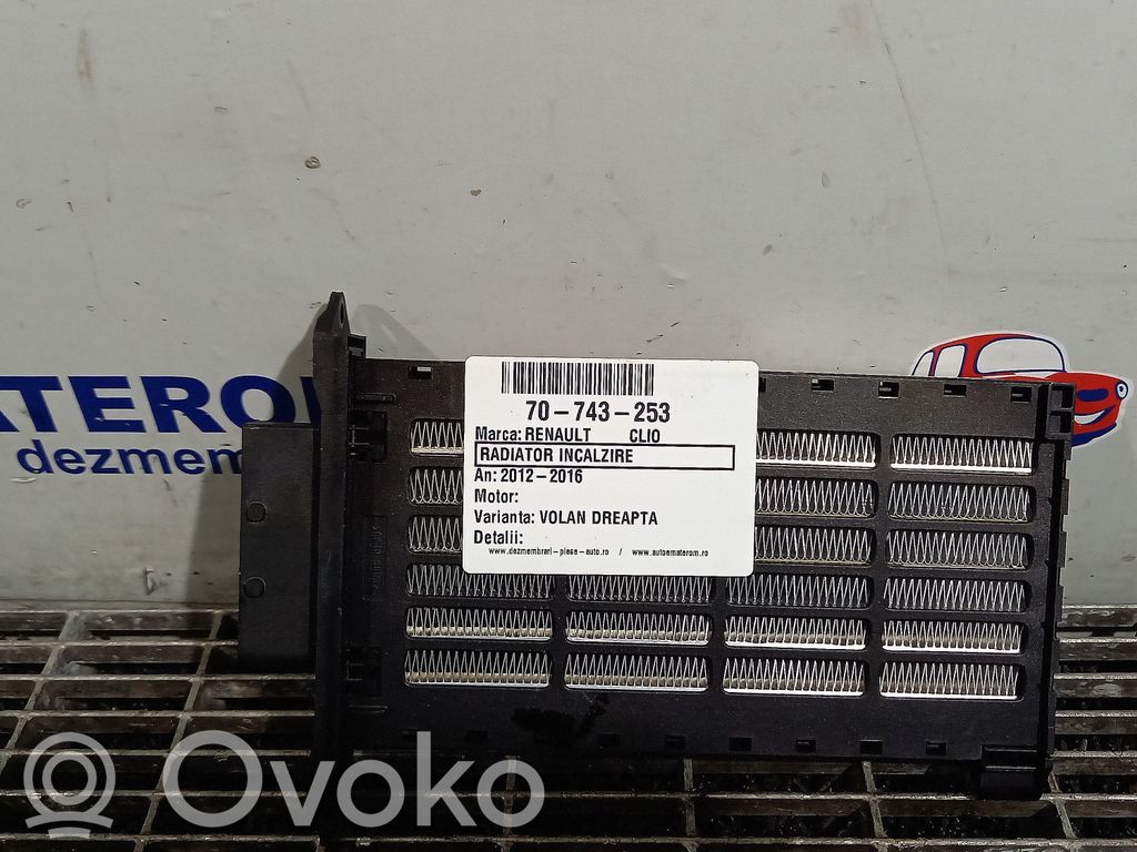 Renault Clio IV Lämmityslaitteen kenno 