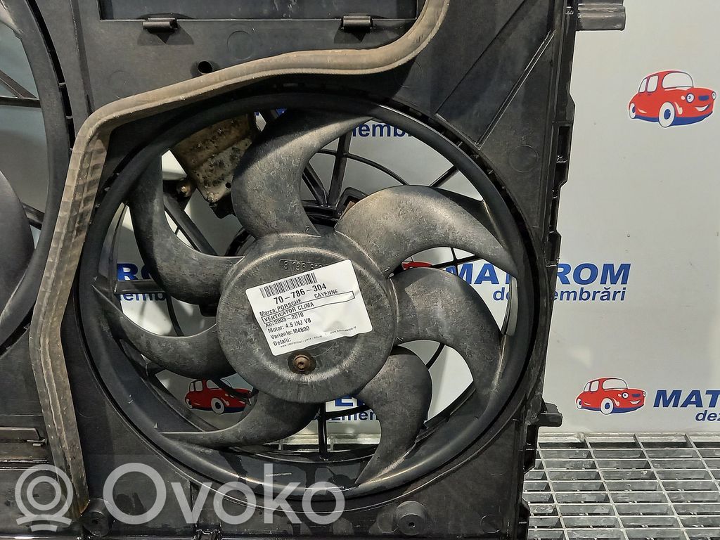 Porsche Cayenne (9PA) Elektryczny wentylator chłodnicy 