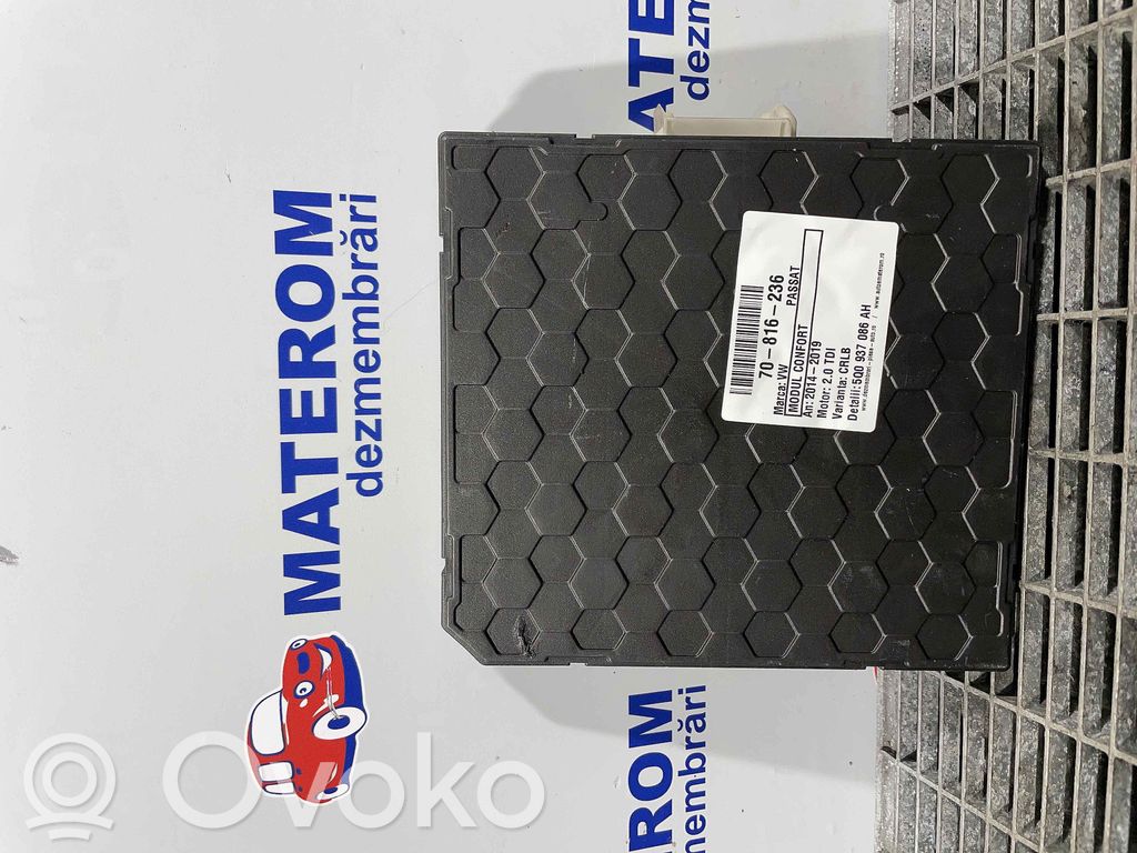 Volkswagen PASSAT B8 Modul confort 