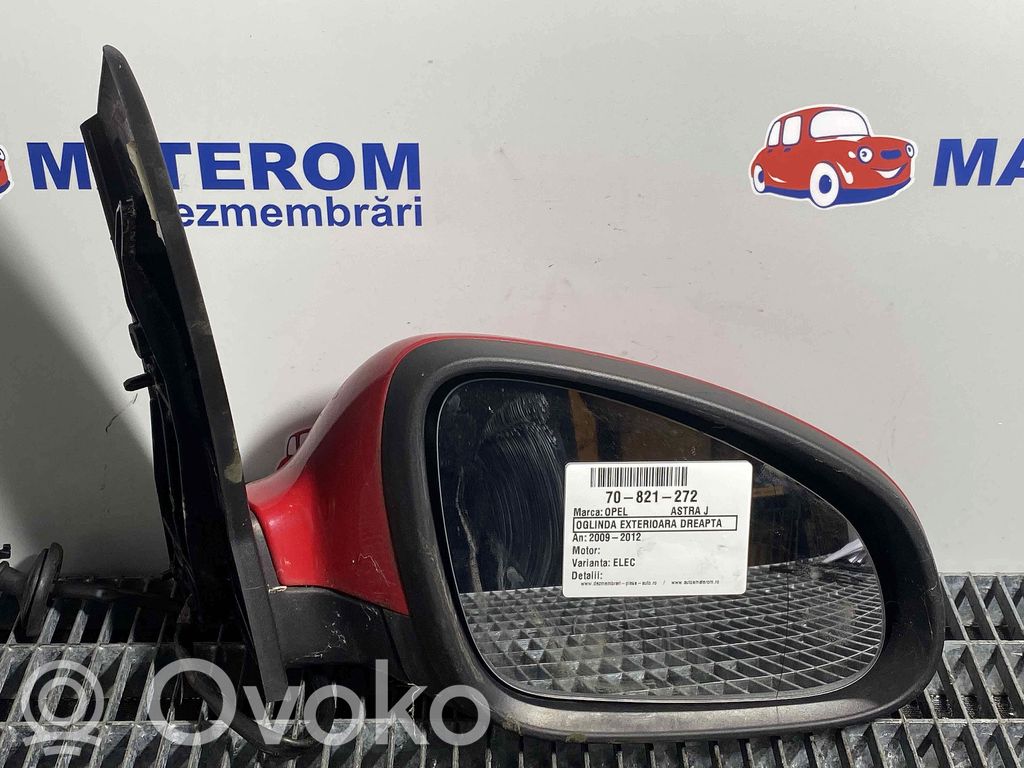 Opel Astra J Specchietto retrovisore elettrico portiera anteriore 