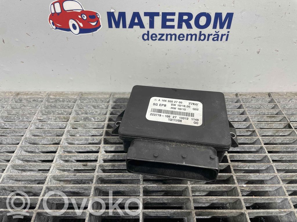 Mercedes-Benz A W176 Modulo di controllo del freno a mano 