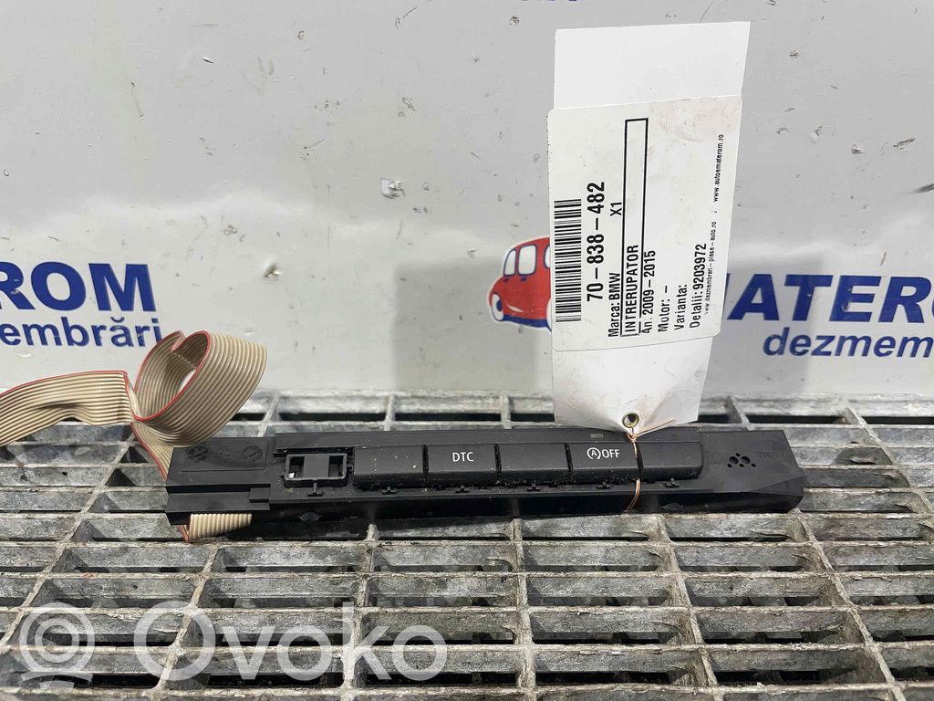 BMW X1 E84 Interruptor de encendido/apagado del motor 