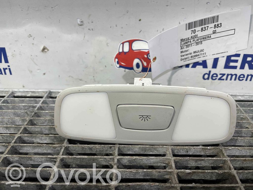 Audi Q3 8U Kattokonsolin valaisinyksikön koristelista 