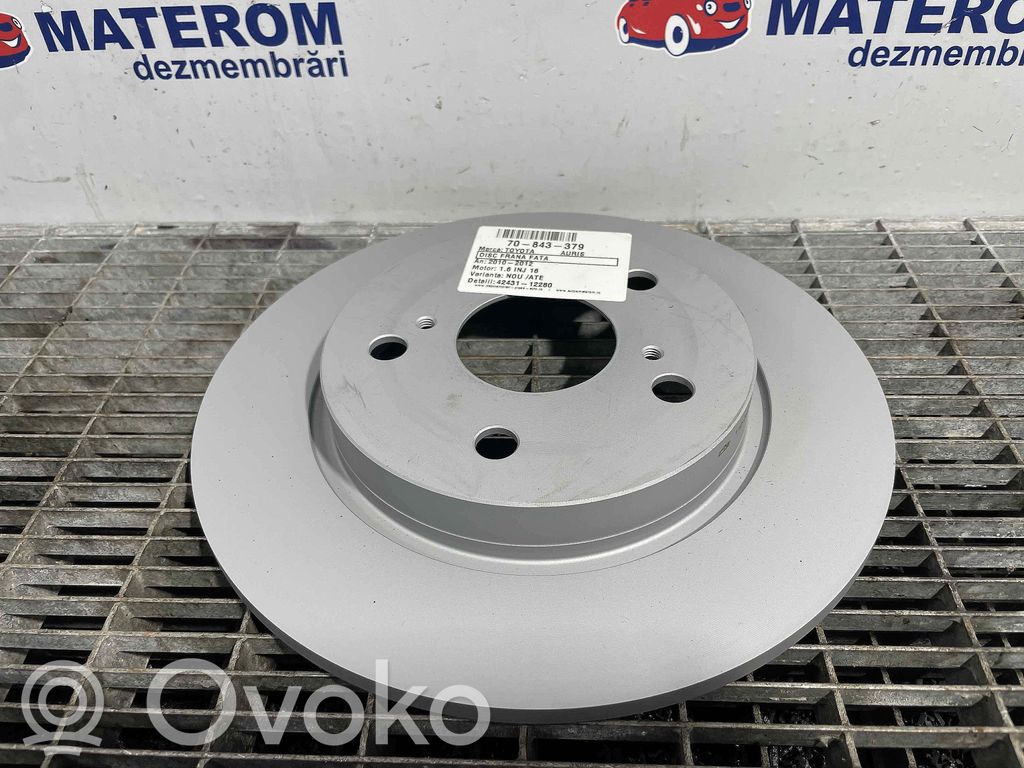 Toyota Auris 150 Tarcza hamulca tylnego 