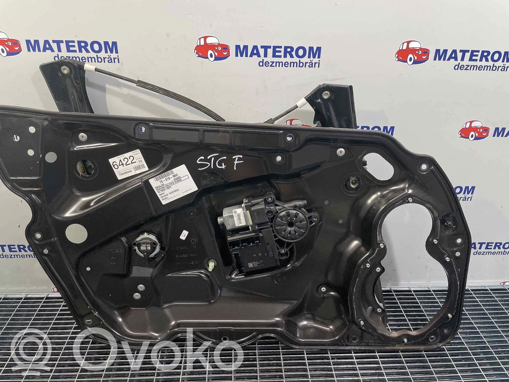 Volkswagen PASSAT B7 Mécanisme de lève-vitre avec moteur