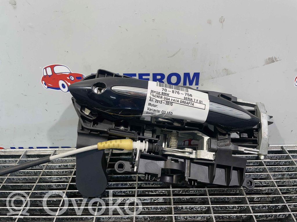 BMW 7 F01 F02 F03 F04 Klamka zewnętrzna drzwi przednich 