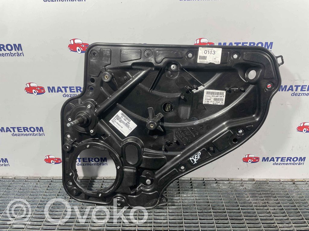 Volkswagen Golf VI Alzacristalli della portiera posteriore con motorino 