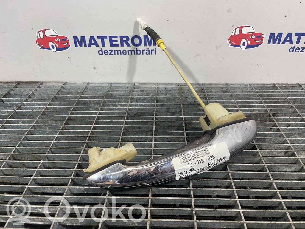 Mini Cooper Countryman R60 Manecilla externa puerta trasera 
