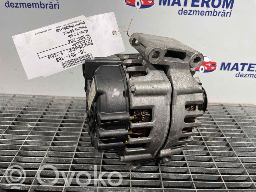Mercedes-Benz E W212 Generator/alternator 
