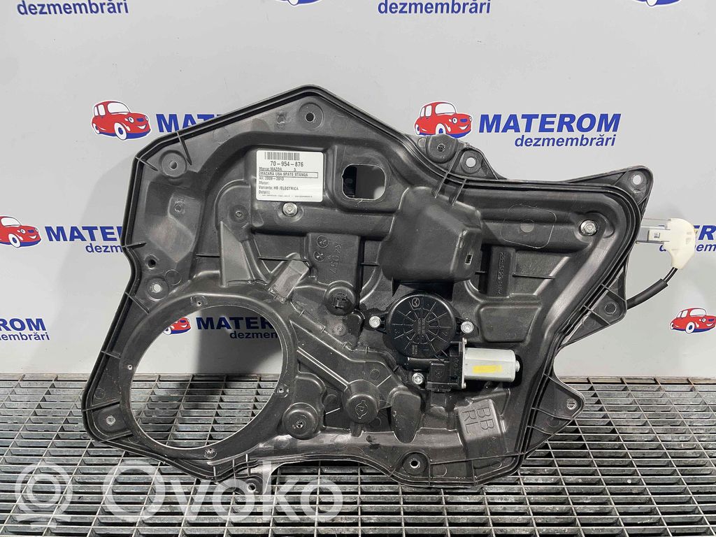 Mazda 3 II Regulador de puerta trasera con motor 