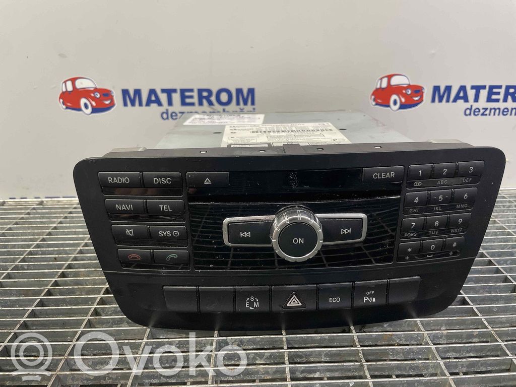 Mercedes-Benz B W246 W242 Unitate principală radio/CD/DVD/GPS 