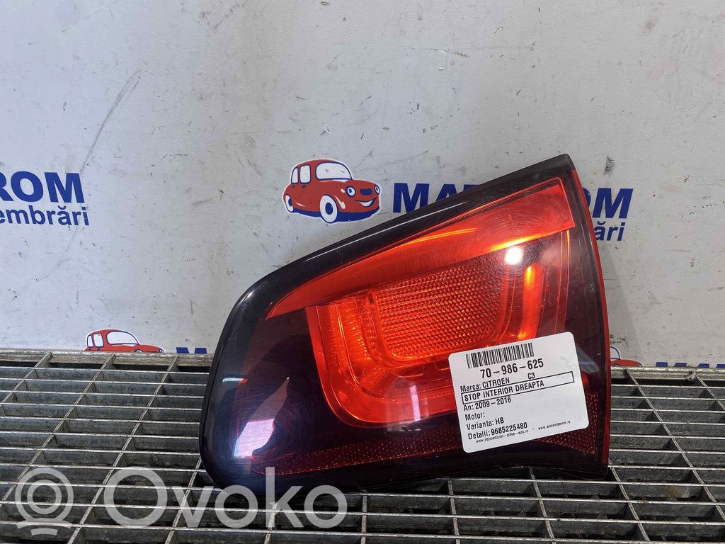 Citroen C3 Luci posteriori del portellone del bagagliaio 