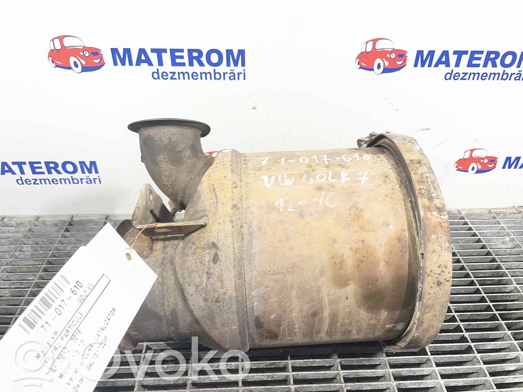 Volkswagen Golf VII Catalyst/FAP/DPF particulate filter 