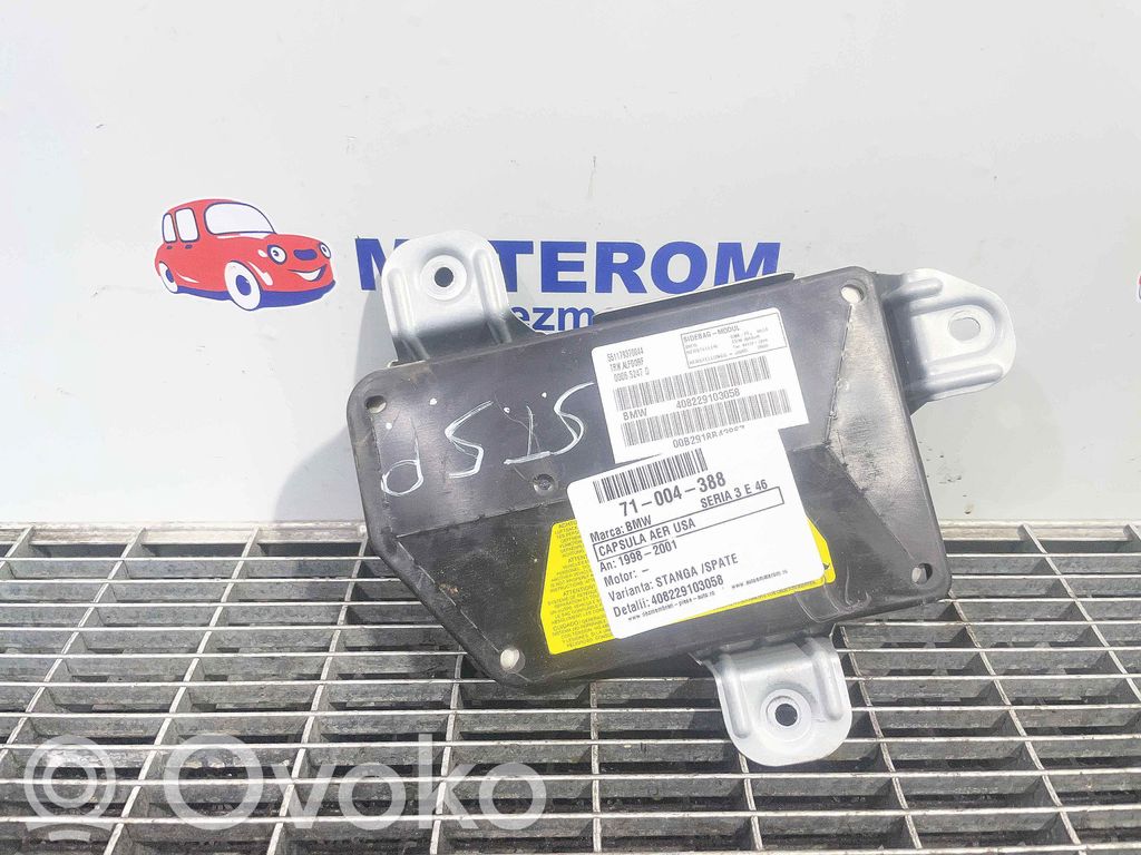 BMW 3 E46 Priekšējo durvju drošības spilvens 