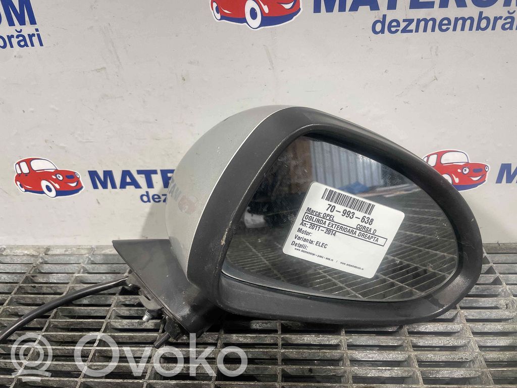 Opel Corsa D Specchietto retrovisore elettrico portiera anteriore 