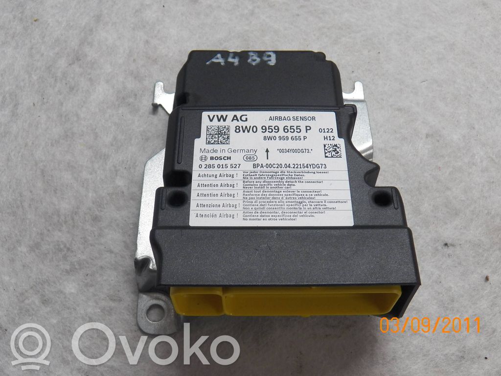 Audi A4 S4 B9 8W Airbag control unit/module 