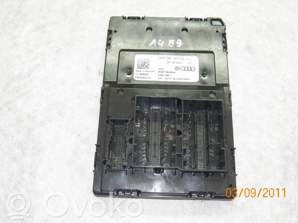 Audi A4 S4 B9 8W Module confort 