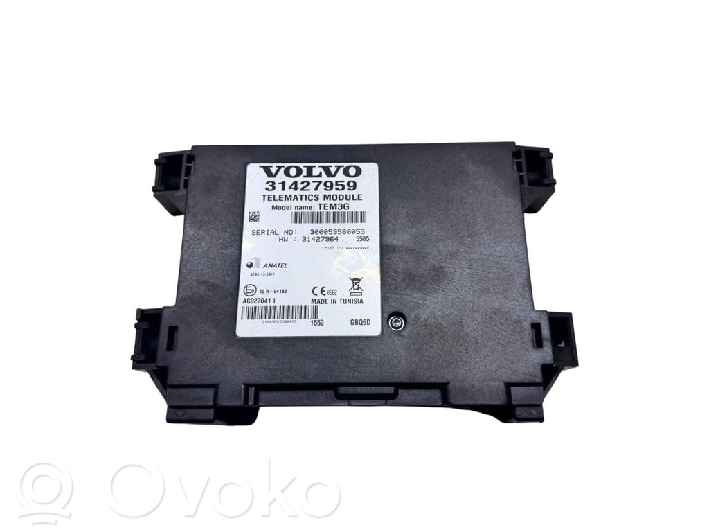 Volvo V60 Unité de commande, module téléphone 