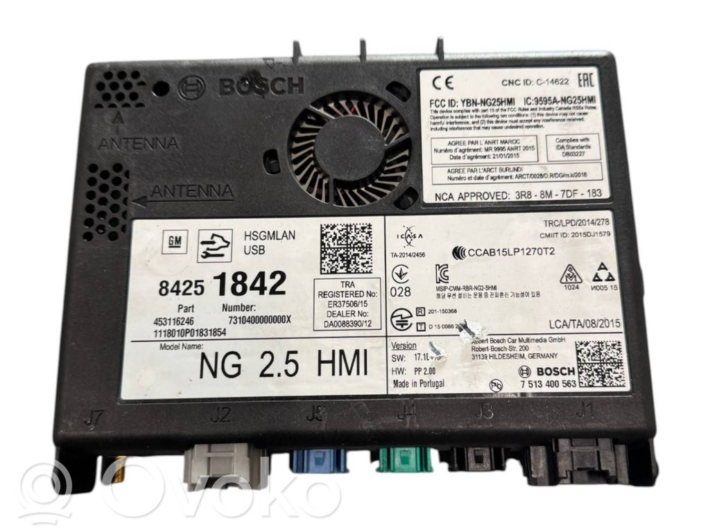 Opel Insignia B GPS navigation control unit/module 