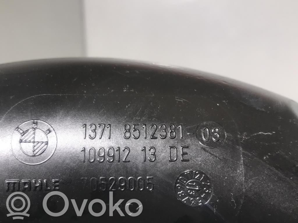 BMW 3 F30 F35 F31 Rura / Wąż dolotowy powietrza 