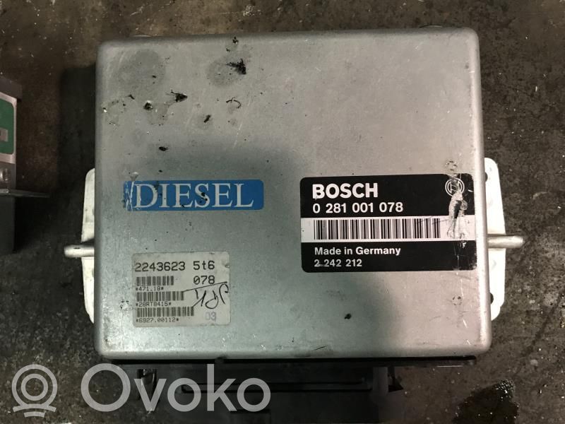 Unidad de control/módulo del motor   0281001077