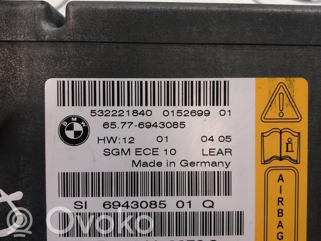 BMW 5 E60 E61 Airbag control unit/module 