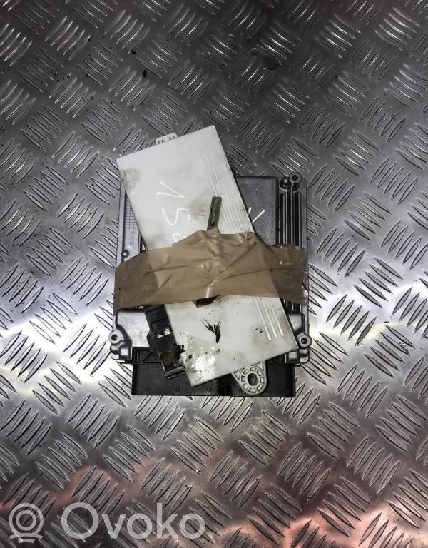 BMW 5 E60 E61 Juego de cerradura y set ECU del motor 
