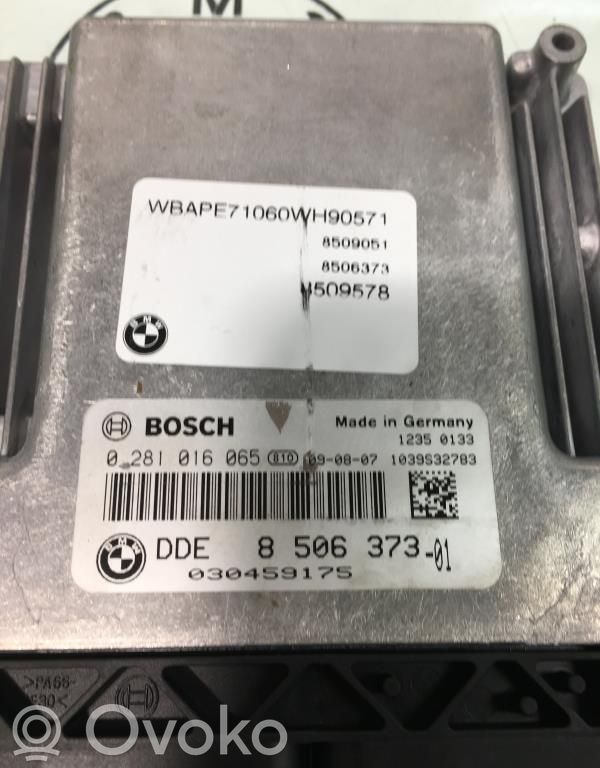 BMW X3 E83 Juego de cerradura y set ECU del motor 