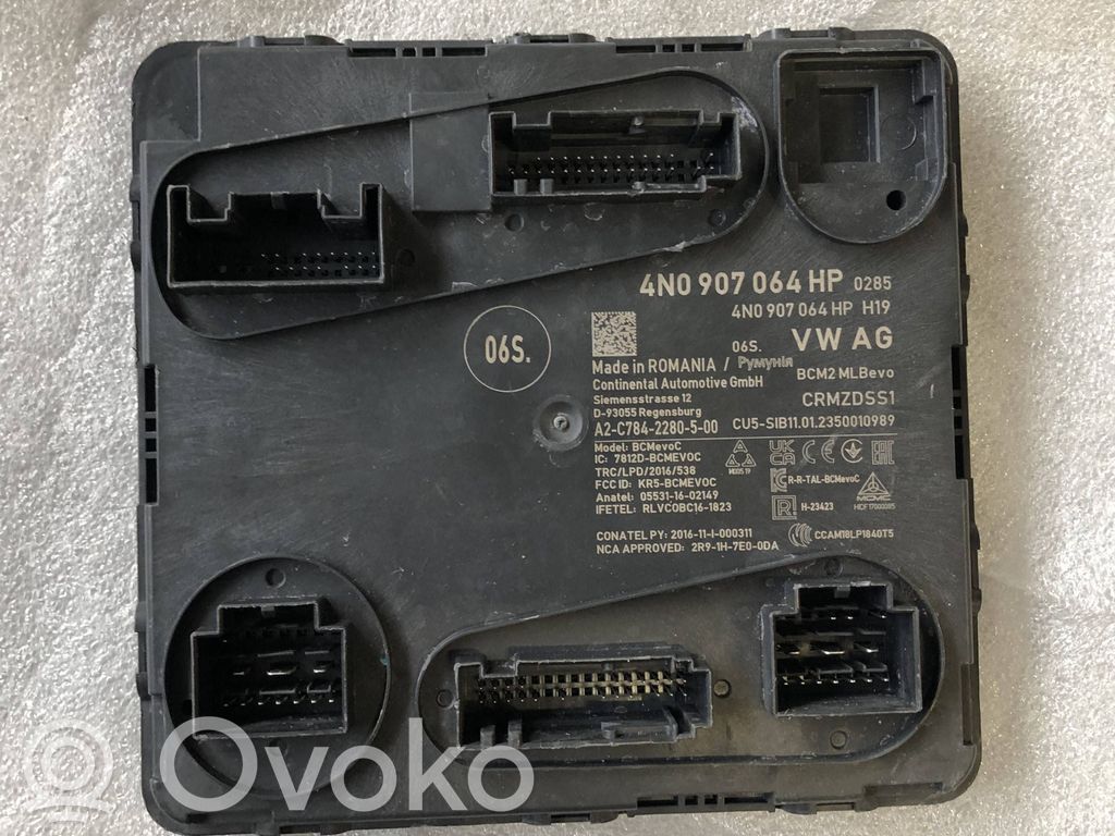 Audi A8 S8 D5 Oven ohjainlaite/moduuli 