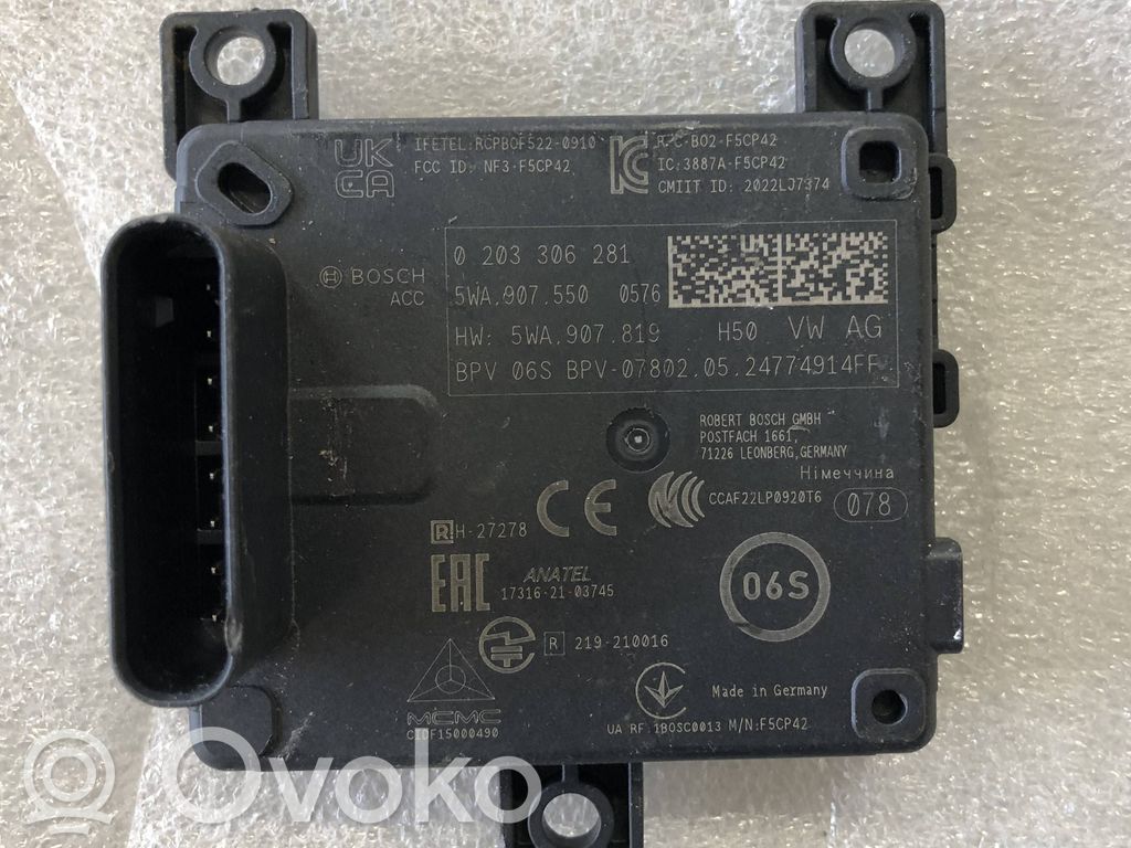 Volkswagen Caddy Capteur radar de distance 