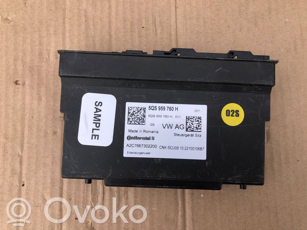 Module de commande de siège   5QS959760H,A2C7667302200