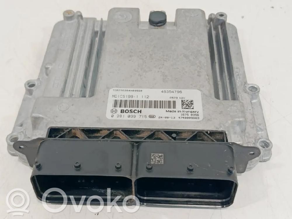 Toyota Proace Engine control unit/module 