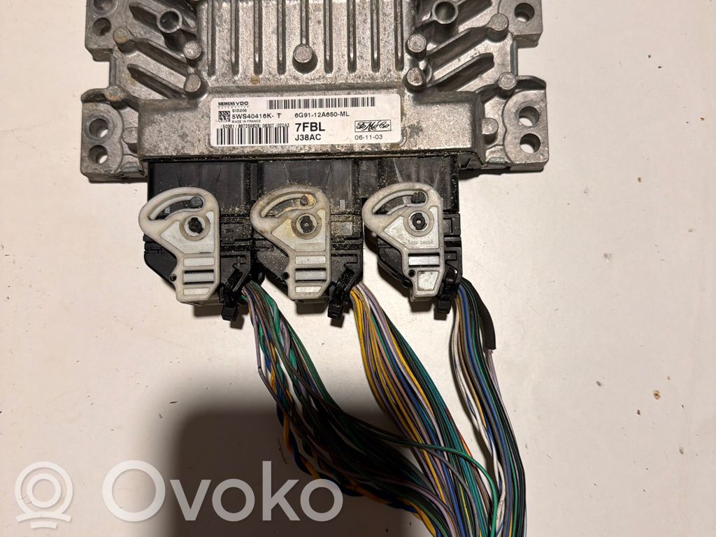 Engine control unit/module   6G9112A650ML,5WS40416KT