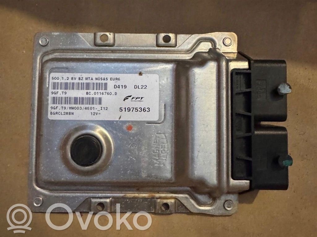 Engine control unit/module ECU   51975363,BC0116760D
