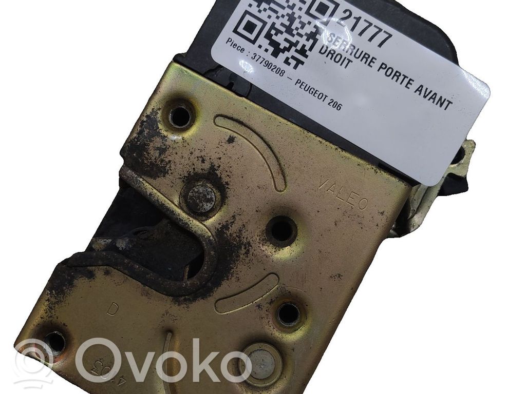 Peugeot 206 CC Zamek drzwi przednich 